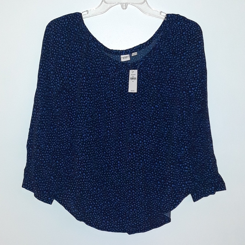GAP Heart Pattern Off-the-Shoulder Blouse - Picture 2 of 5